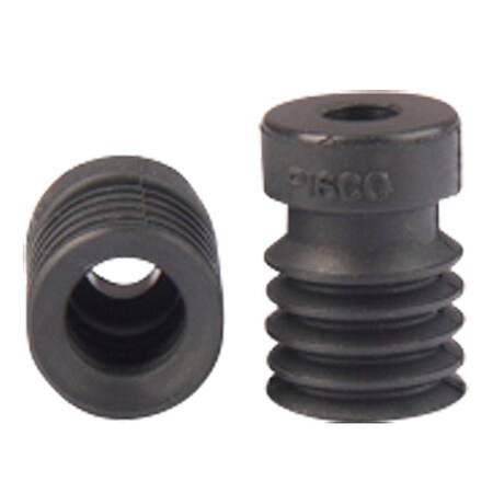 Fipa Bellows vacuum cup diam. 10 mm, NBR black 25.010.044.1